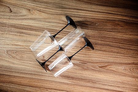 Хрустальный бокал для красного вина на магните Trebonn SplitGlass, 2 шт, 450 мл