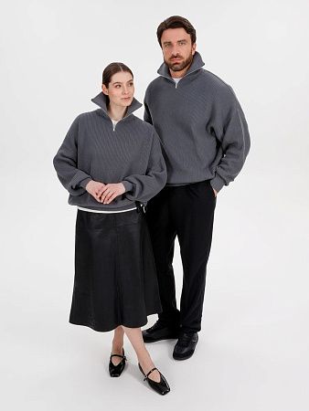 Джемпер Siluetti Birne, серый, размер S/M