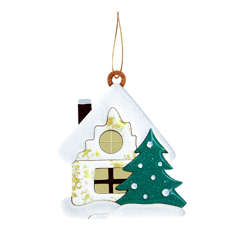 Ёлочная игрушка Домик