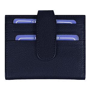 Держатель банковских карт Leather Road, тёмно-синий