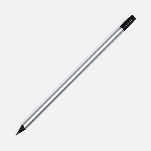 Карандаш простой Triangle Black с ластиком, серебристый