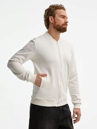 Бомбер унисекс Townie, молочно-белый, размер M