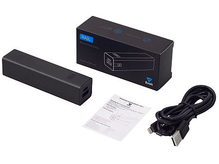 Внешний аккумулятор «Rail» c дисплеем, 5000 mAh