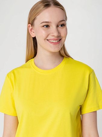 Футболка унисекс T-Bolka 160, желтая, размер XXL v2