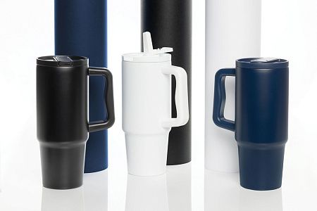 Герметичная термокружка Embrace из переработанной стали RCS, 900 мл