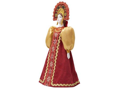 Подарочный набор: кукла фарфоровая, мёд с миксом из орехов