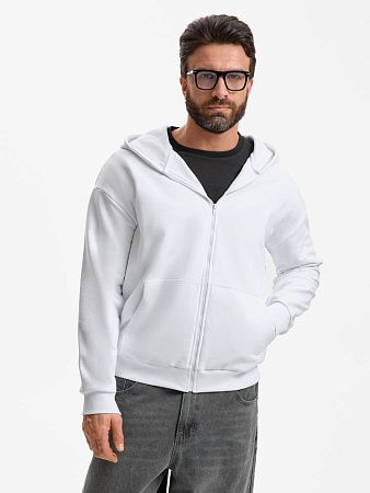 Толстовка унисекс оверсайз Sartoro, белая, размер XS/S