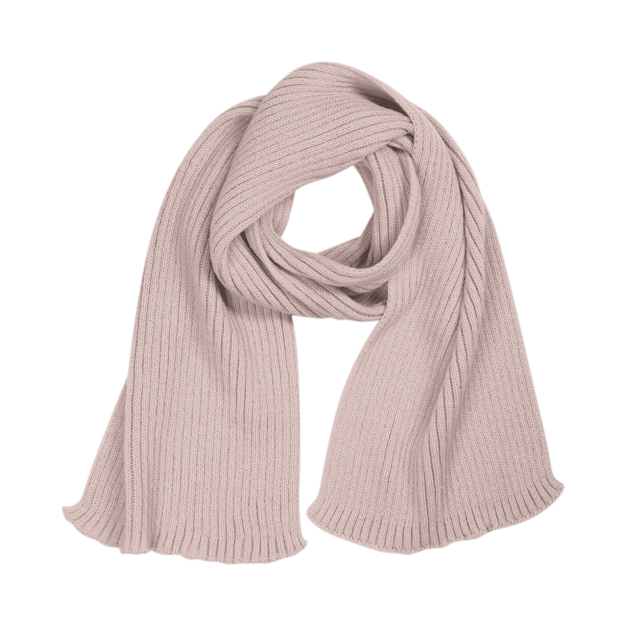 Шарф Forges вязаный, дымчато-розовый