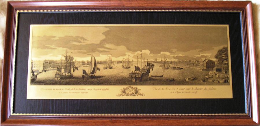 Гравюра "Панорама СПб Е"