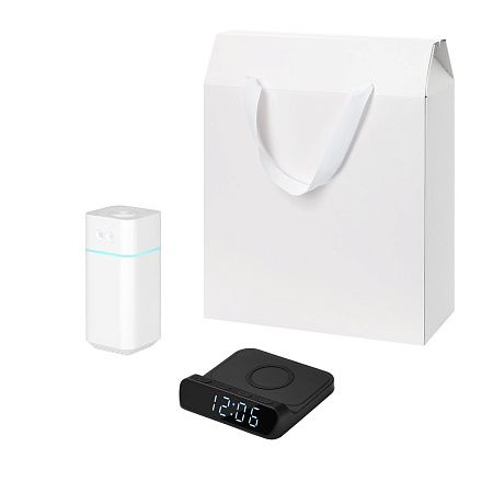 Подарочный набор Клауд НЕО, Ригель (Cloud NEO, Rigel), черный (увлажнитель воздуха, зарядное устройство)