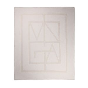 Плед VINGA Monogram из переработанного полиэстера GRS, 170x130 см