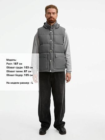 Жилет Ben Mac, серый, размер S