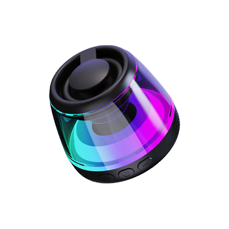 Колонка беспроводная MyTone Light  Magnet Sound, со светомузыкой, черная