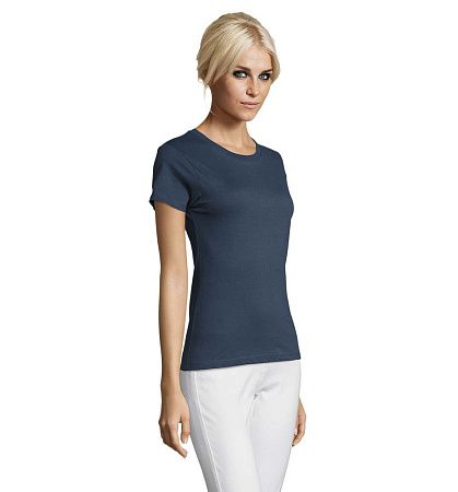 Футболка женская Regent Women, синяя (джинс), размер S