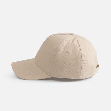 Бейсболка Long Beach, бежевая