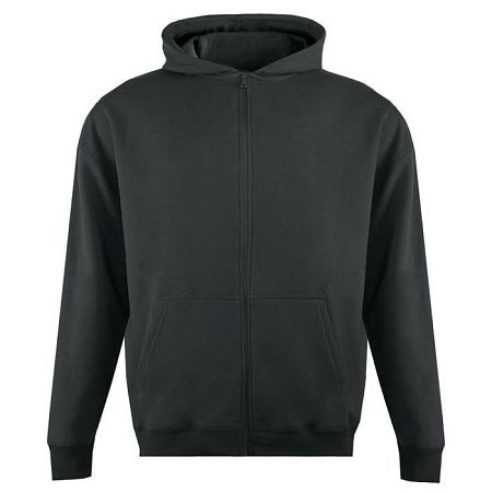 Толстовка унисекс Oversize Zip с капюшоном сэндвич 320, 100, Графит,  (101)  (46/S)