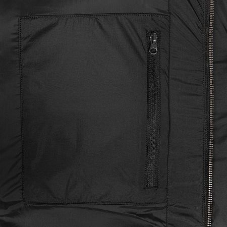 Пуховик унисекс Kapsula, черный, размер XS/S