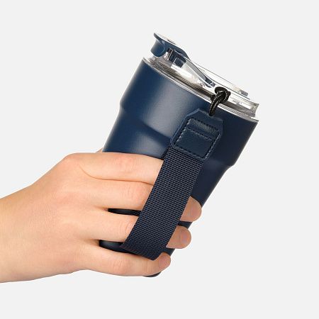 Термокружка вакуумная Монако (Monaco), синяя