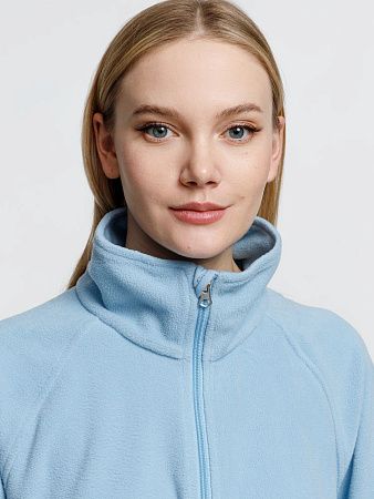 Куртка флисовая унисекс Fliska, голубая, размер XL/2XL