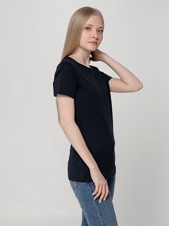 Футболка женская T-bolka Lady, темно-синяя, размер XL