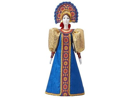 Подарочный набор: кукла фарфоровая, чай "Малина с мятой"