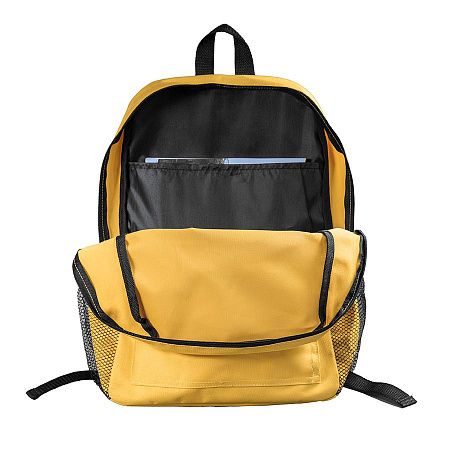 Рюкзак водостойкий "DISCO", желтый, 41 x 30 x11 см, 100% полиэстер 600D