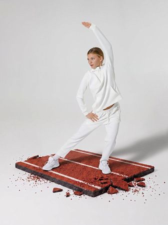 Джоггеры Lovi, молочно-белые, размер S
