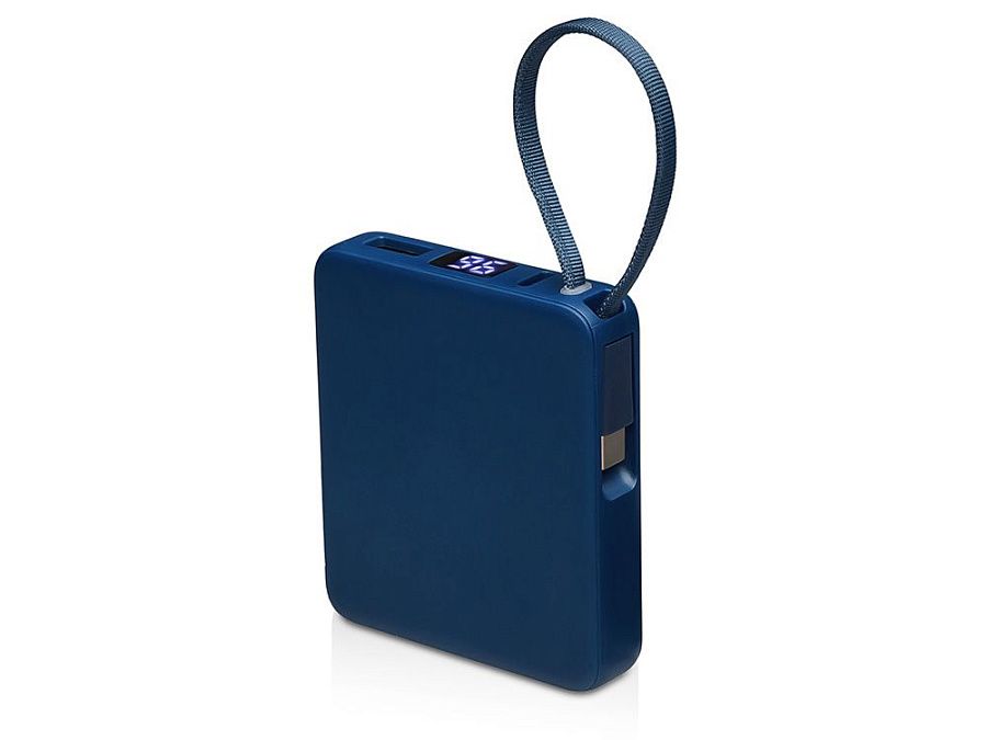 Внешний аккумулятор со встроенным кабелем USB-C «Дэнси», 5000 мАч