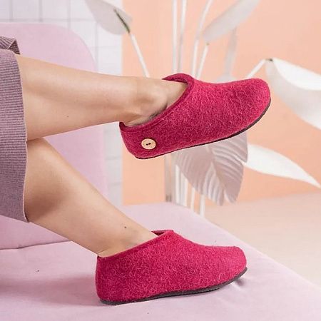 Домашние валенки Cant, розовые (вереск), размер 45