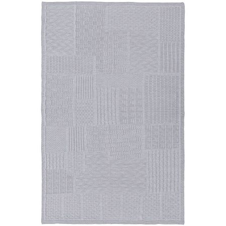 Плед Snippet, синий меланж (джинс)