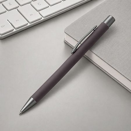 Ручка металлическая шариковая FAMILY MARSEL, soft touch