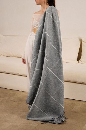 Плед «Шамони», серый