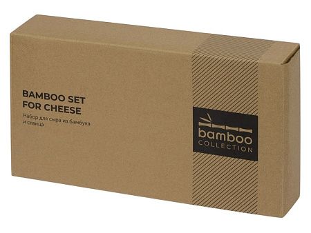 Набор для сыра из бамбука и сланца «Taleggio»