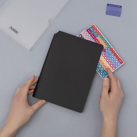 Ежедневник Молто (Molto) недатированный, черный