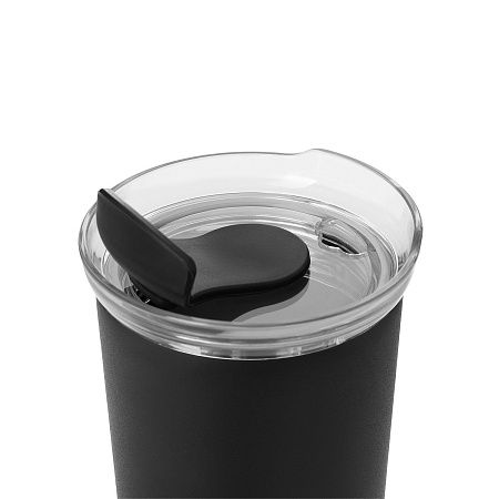 Термокружка вакуумная Strada, черная
