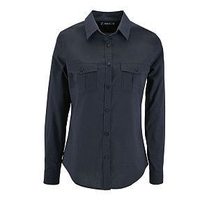 Рубашка женская Burma Women, темно-синяя, размер L