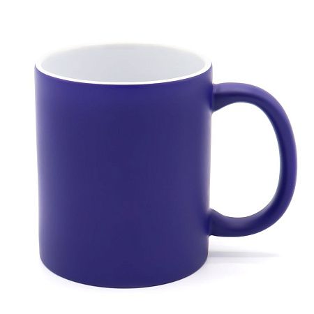 Кружка-хамелеон керамическая Йорк, сублимация, черная