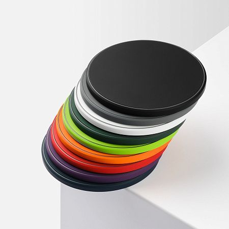 Беспроводное зарядное устройство с подсветкой 15W Аурис (Auris), салатовое