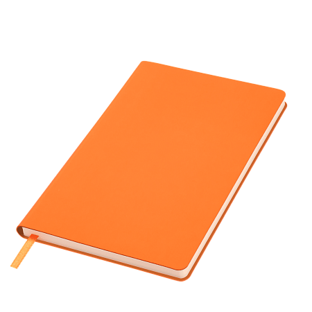 Ежедневник Spark недатированный, оранжевый (с упаковкой, со стикерами)