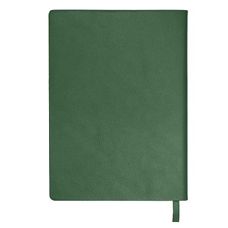 Бизнес-блокнот LADY, формат А5, зеленый, блок в клетку