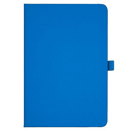 Блокнот Forest  Alfa Polo Soft А5, недатированный, в твердой обложке,  с резинкой и петлей для ручки, синий