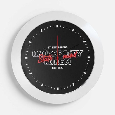 Часы настенные Vivid Large, белые