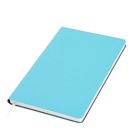 Ежедневник Spark недатированный, лазурный (без упаковки, без стикера, с серой подложкой)