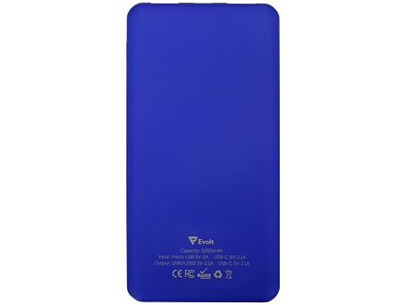 Внешний аккумулятор «Reserve» с USB Type-C, 5000 mAh