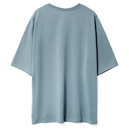 Футболка унисекс оверсайз Crosstown, серо-зеленая, размер XL