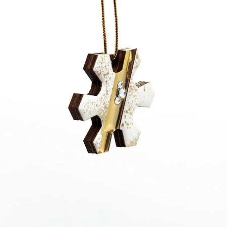 Ёлочная игрушка Снежинка