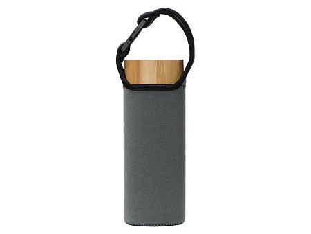 Стеклянный термос с ситечком «Badachu» в чехле