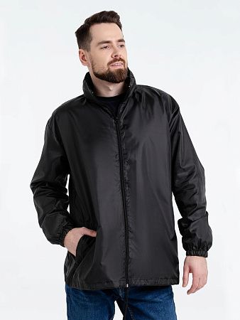 Ветровка унисекс Shift, черная, размер M