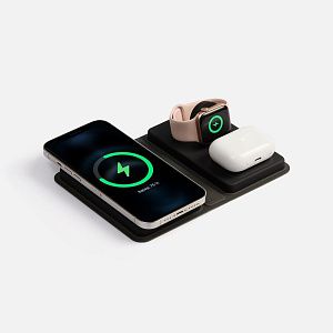 Внешний аккумулятор с беспроводной зарядкой reCover 8000 мАч, черный