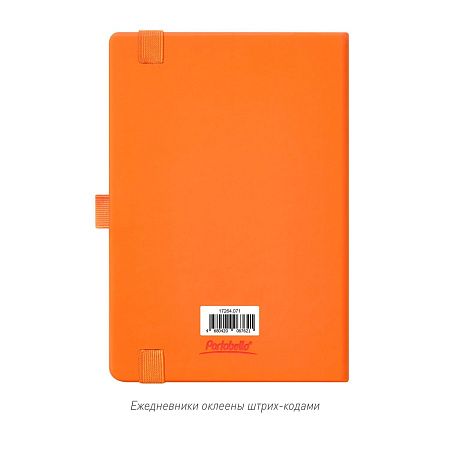 Ежедневник Альфа (Alpha) недатированный, оранжевый/оранжевый